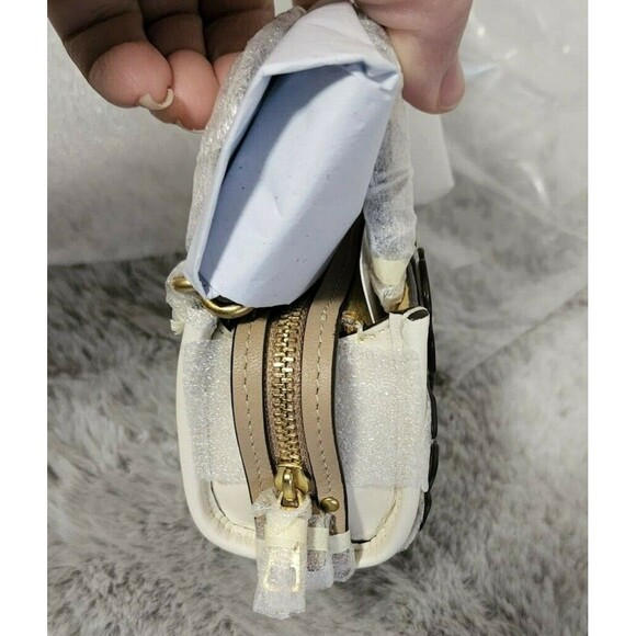 COACH 1941 Rogue Mini Charm TEA ROSE Chalk /Gold NWT - Picture 6 of 10